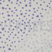 FRENCH TERRY CHIENS ET CŒURS BLANC CASSÉ (thumbnail) #4