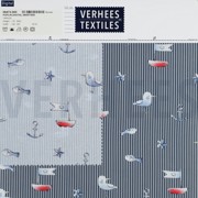 POPLIN DIGITAL MARITIME NAVY (thumbnail) #4