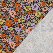 FRENCH TERRY FLOWERS PURPLE (thumbnail) #4