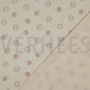 DOUBLE GAUZE HEDGEHOG NATURAL (thumbnail) #4