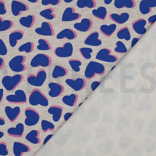 SWEAT MELANGE HARTEN BLAUW #7