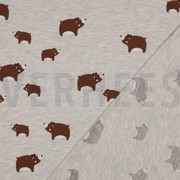 JERSEY MELANGE BEARS LIGHT SAND (thumbnail) #4