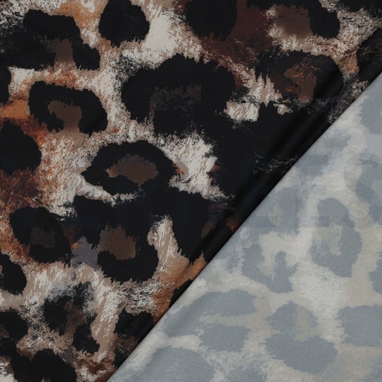 MAGNOLIA STRETCH DIGITAL PEAU D’ANIMAL BRUN #7