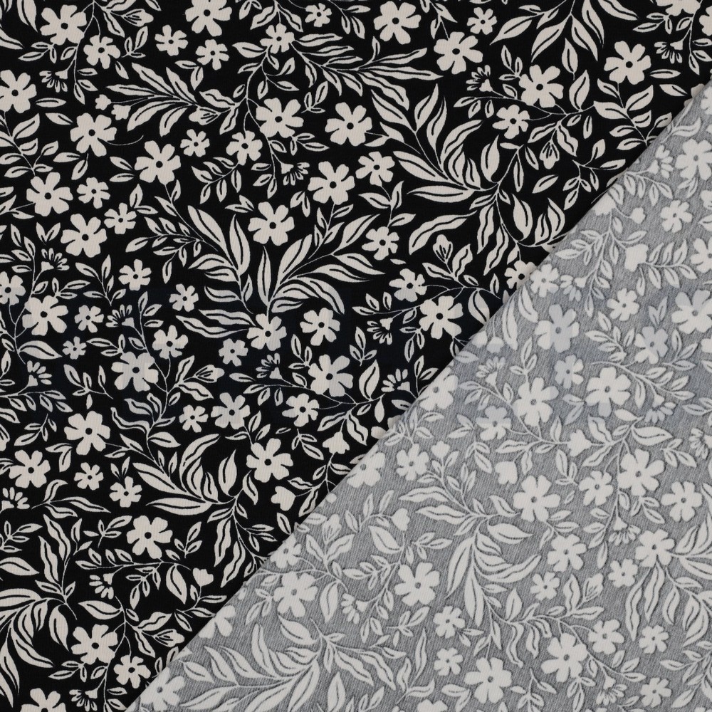 JERSEY BLUMEN SCHWARZ #7
