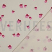 BAUMWOLLE POPELINE GOTS NATURAL BEEREN NATUR/FUCHSIA (thumbnail) #4