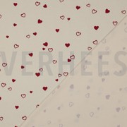 JERSEY GOTS NATUREL CŒURS NATUREL/FUCHSIA (thumbnail) #4