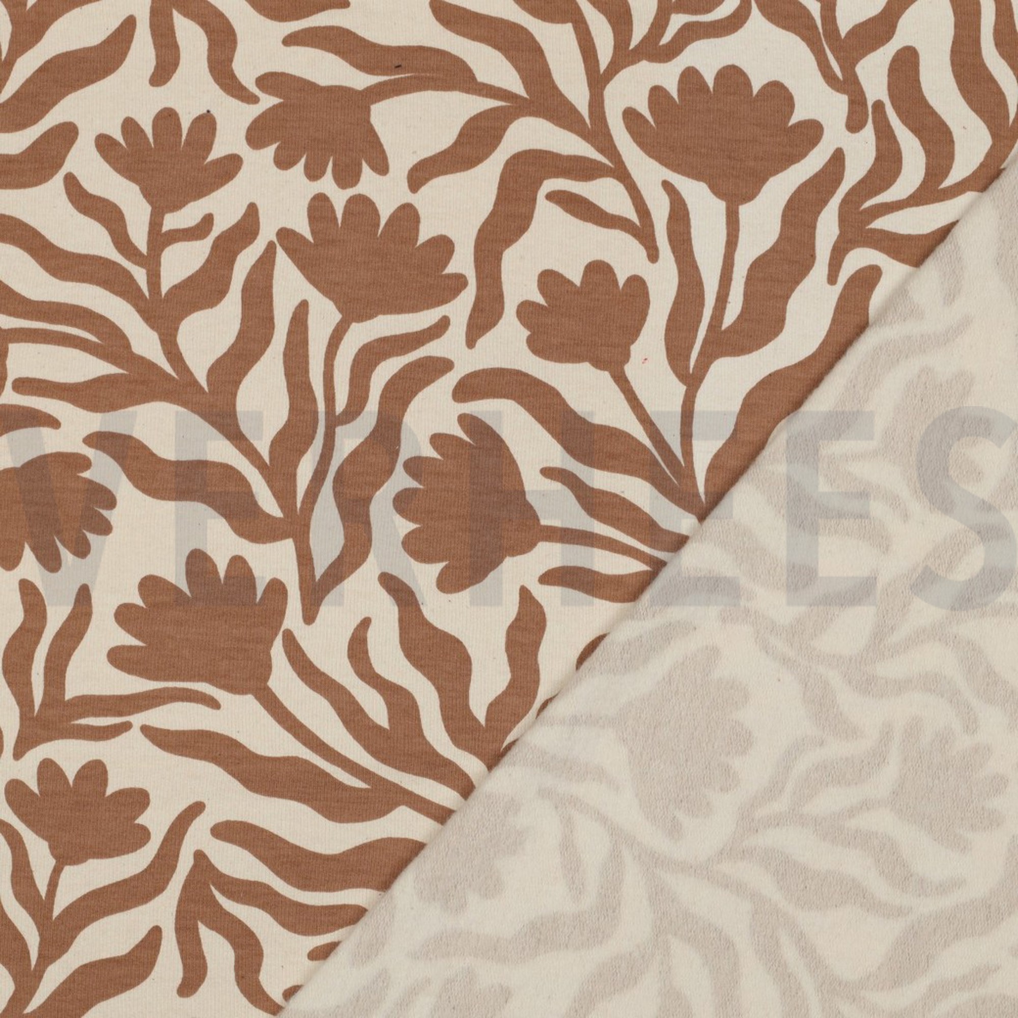 SWEAT NATUREL FLEURS CARAMEL (high resolution) #4