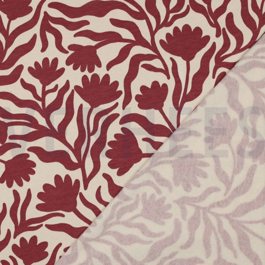 SWEAT NATURAL FLOWERS BURGUNDY #7