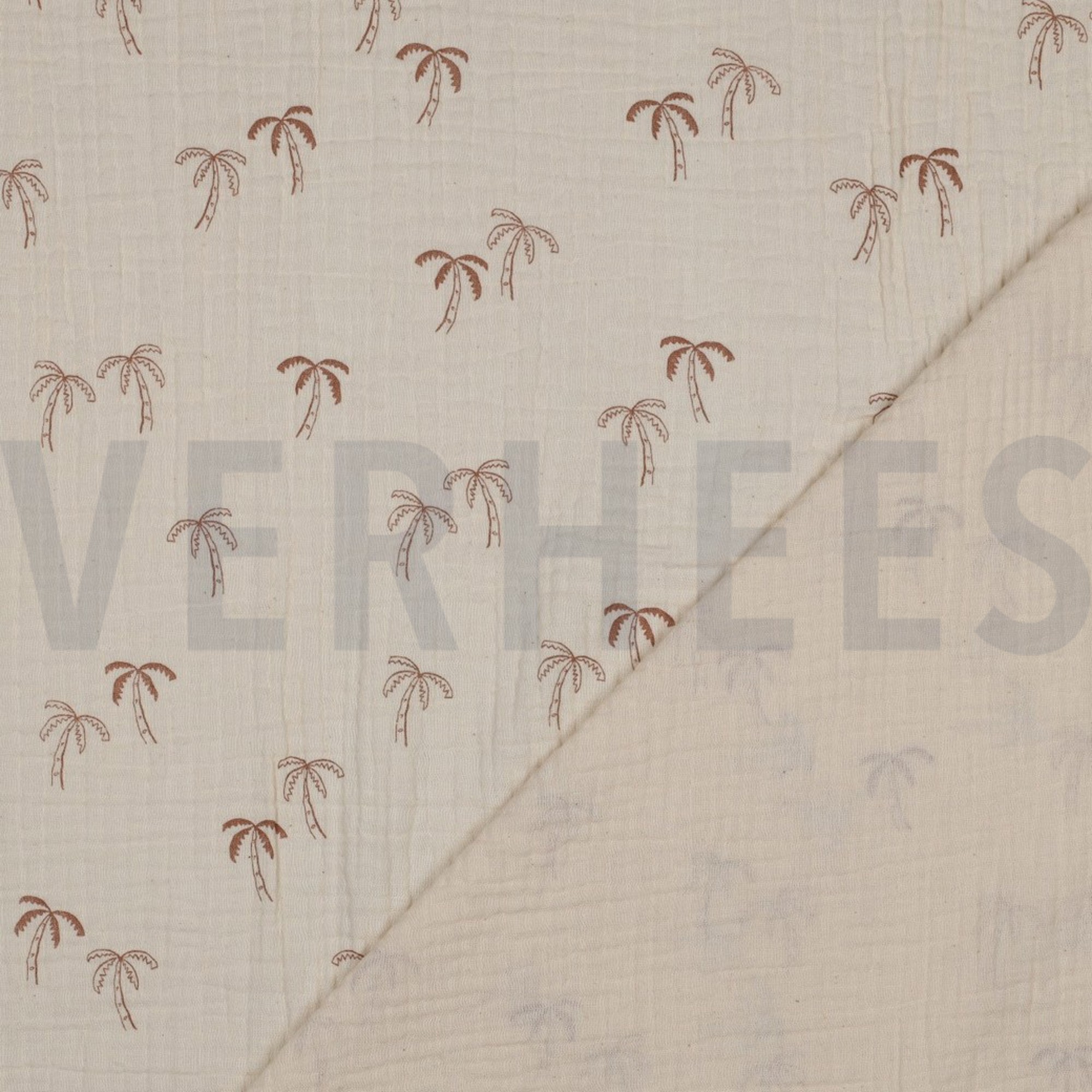 DOUBLE GAUZE GOTS NATURAL PALMBOMEN NATUREL (high resolution) #4