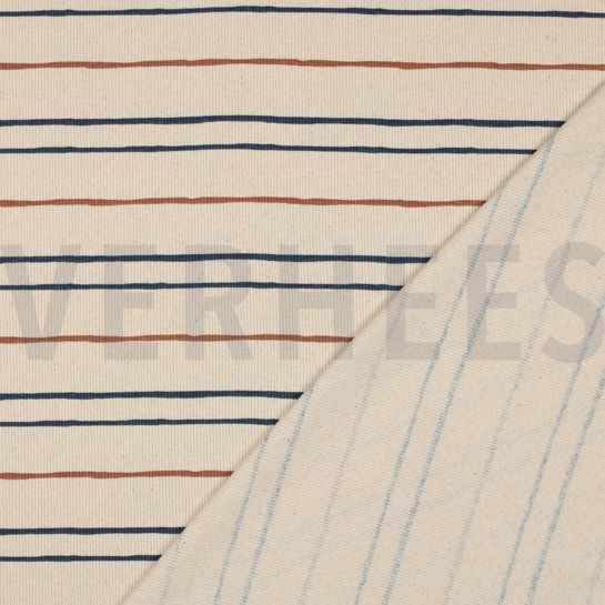 RIPPJERSEY GOTS NATURAL STREIFEN NATUR #7