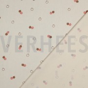 BAUMWOLLE POPELINE GOTS NATURAL ÄPFEL NATUR (thumbnail) #4