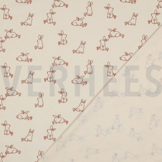 JERSEY GOTS NATURAL KONIJNEN NATUREL #7