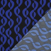 ROYAL MICRO SATIN GEOMETRISCH SCHWARZ (thumbnail) #4