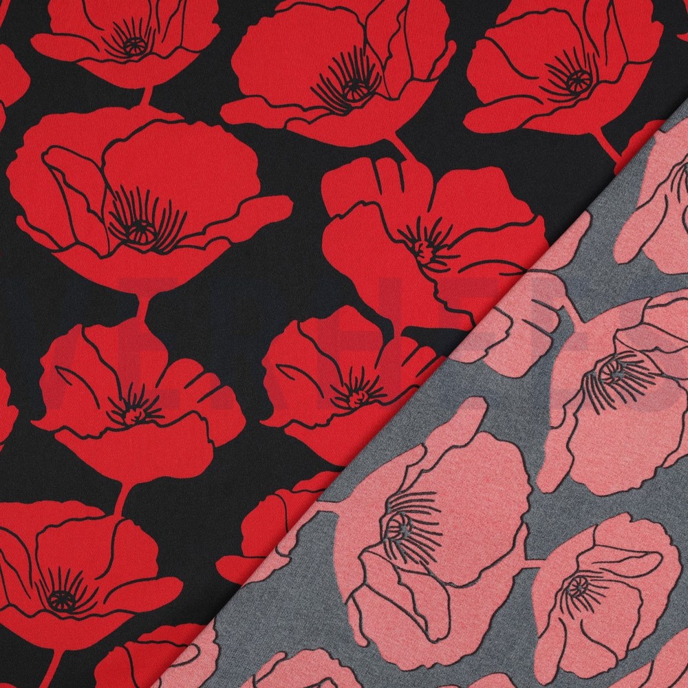 ROYAL MICRO SATIN FLEURS NOIR #7