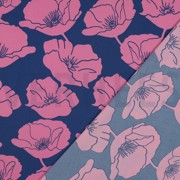 ROYAL MICRO SATIN FLOWERS COBALT (thumbnail) #4