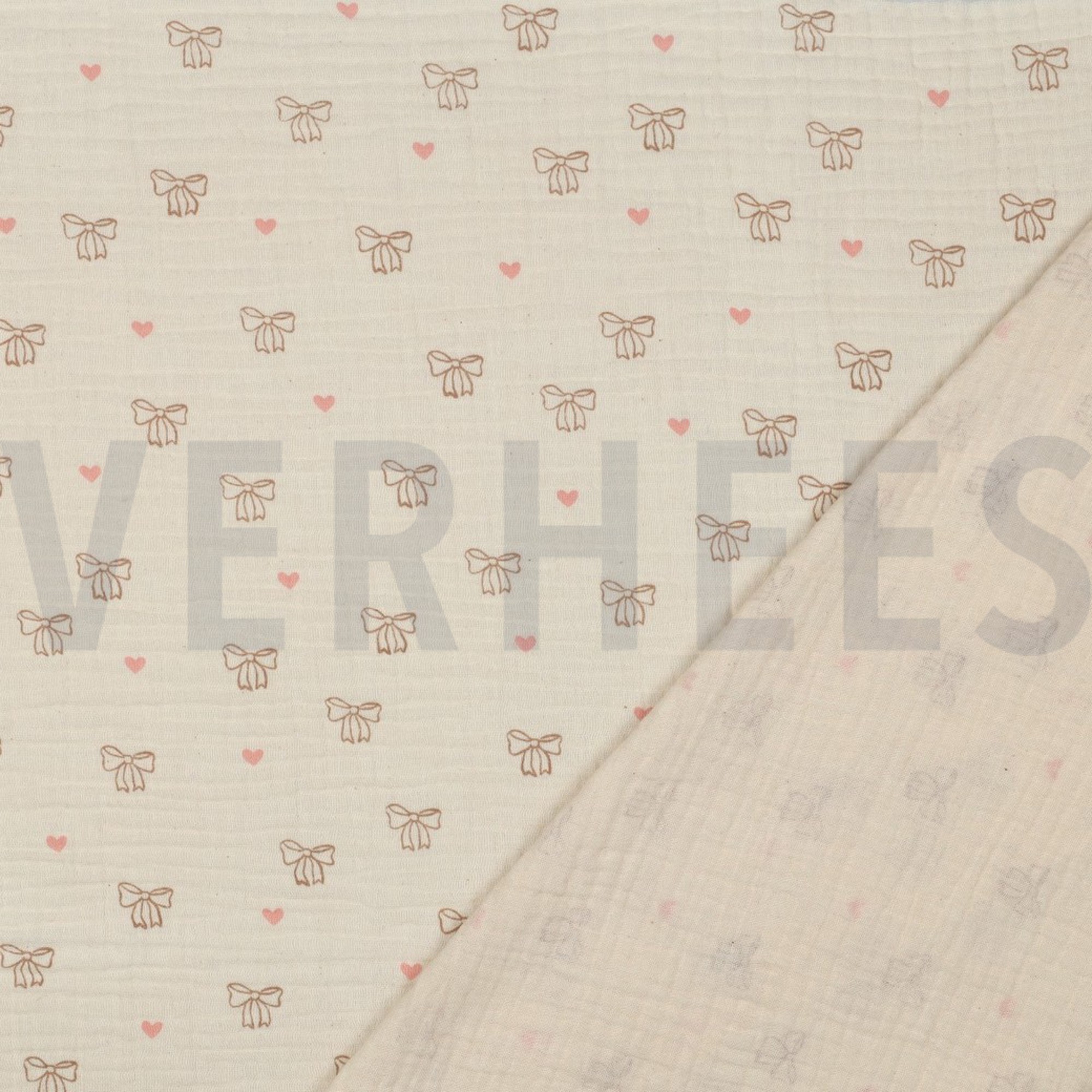 DOUBLE GAUZE GOTS NATURAL STRIKJES NATUREL (high resolution) #4