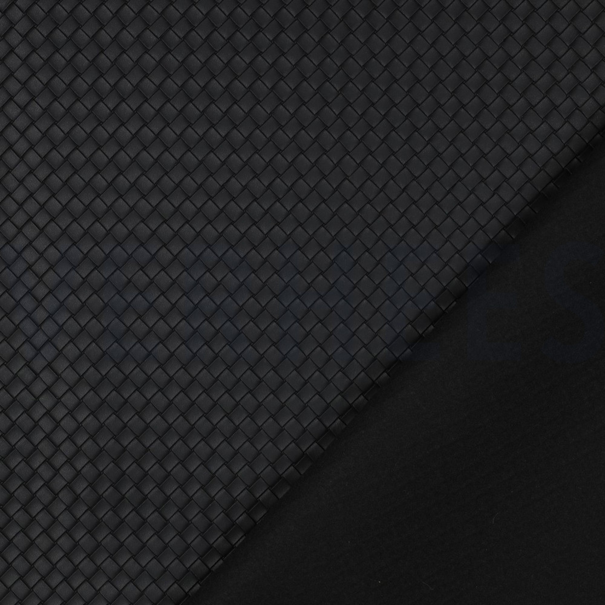 SIMILI CUIR TISSÉ NOIR (high resolution) #4