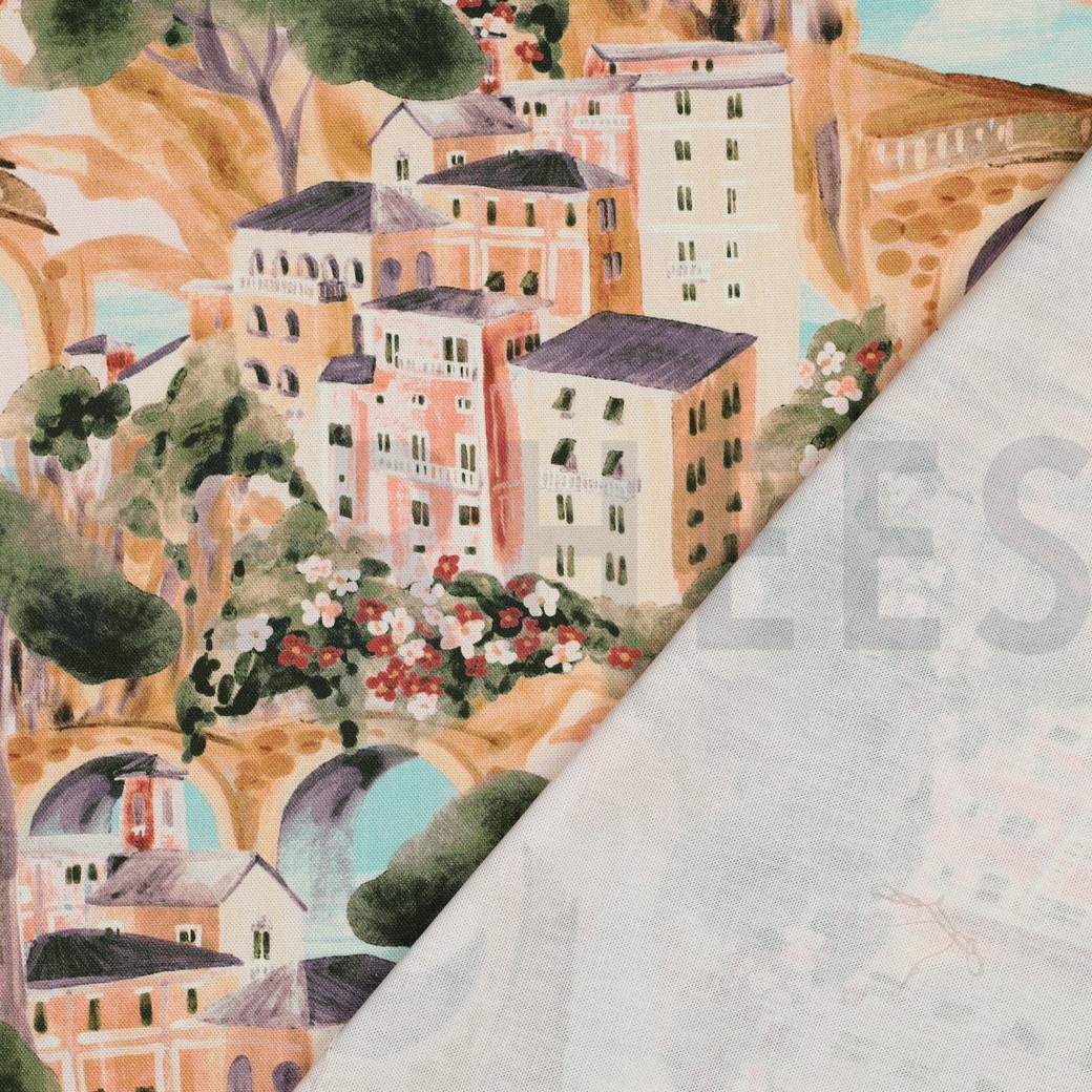 CANVAS DIGITAL HOUSES ECRU #7