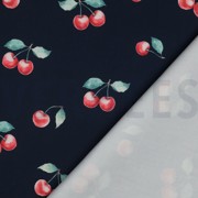 TABLECLOTH DIGITAL WATER REPELLENT CHERRIES NAVY (thumbnail) #4