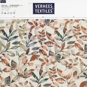 LINEN JERSEY DIGITAL LEAVES OLD GREEN/OCHRE (thumbnail) #4