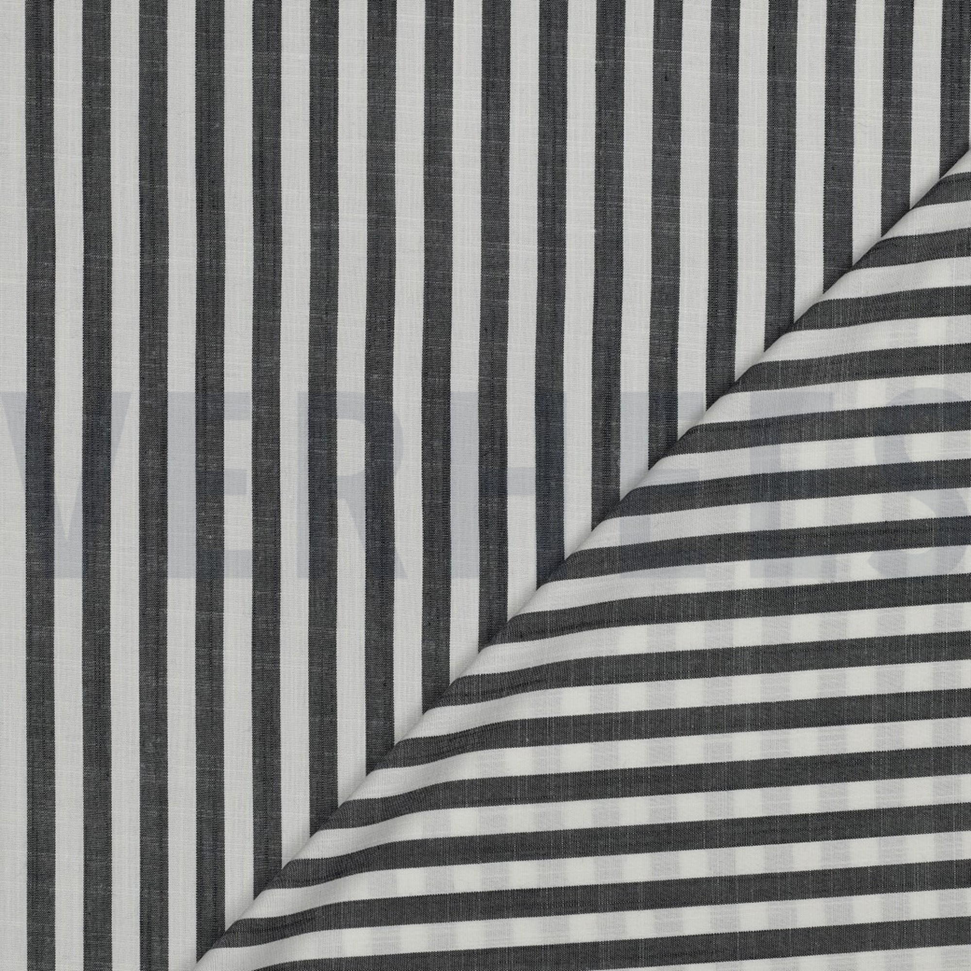 VISKOSE GARNGEFÄRBT STREIFEN MARINEBLAU (high resolution) #4