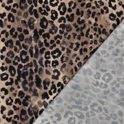 BAUMWOLLE VISKOSE DIGITAL TIERHAUT OCKER (thumbnail) #4