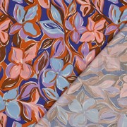 COTTON VISCOSE FLOWERS DARK PETROL (thumbnail) #4