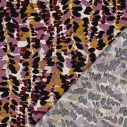 COTON VISCOSE ABSTRACT BORDEAUX (thumbnail) #4