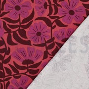 TOILE DÉCORATION FLEURS ROSÉ PÂLE (thumbnail) #4