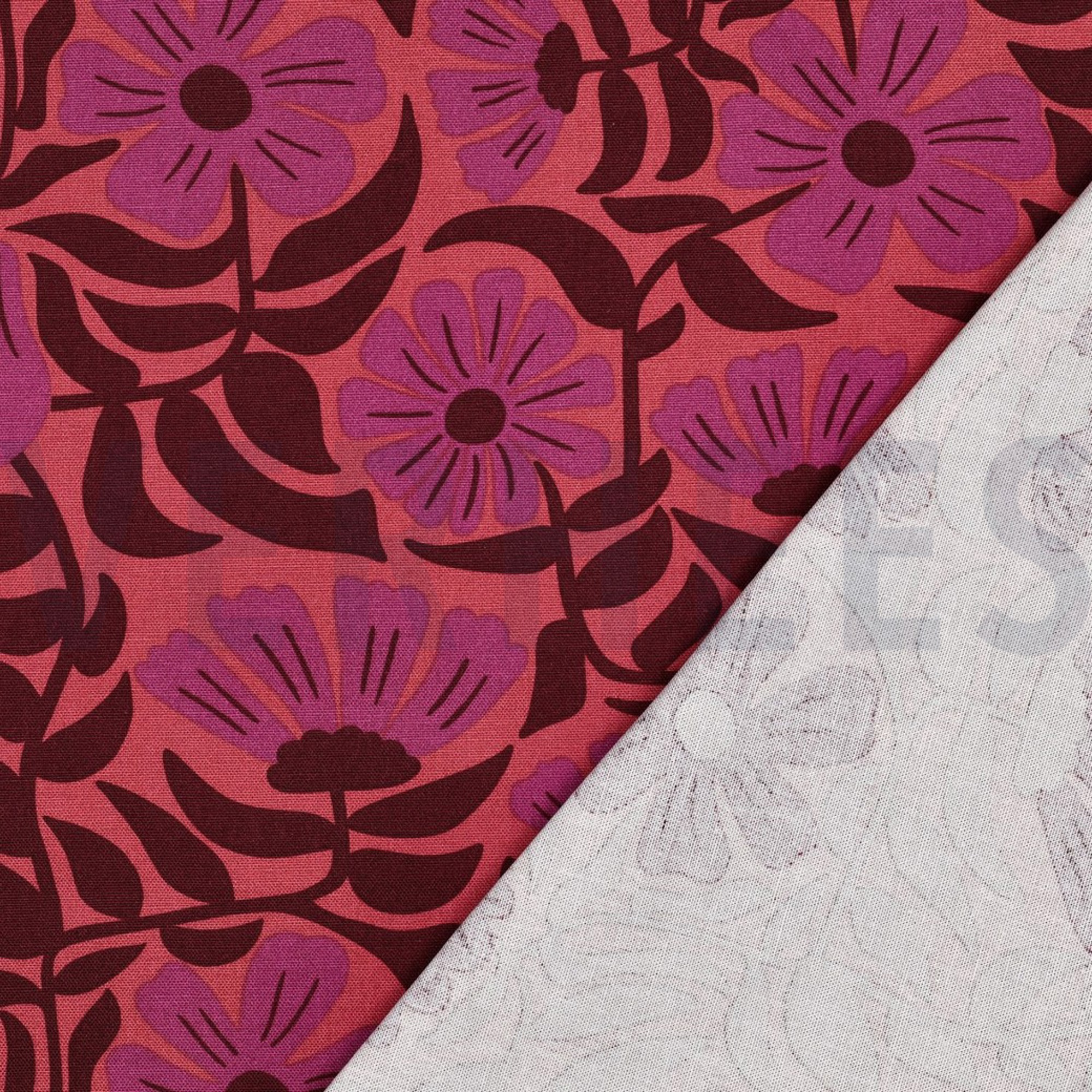 TOILE DÉCORATION FLEURS ROSÉ PÂLE (high resolution) #4
