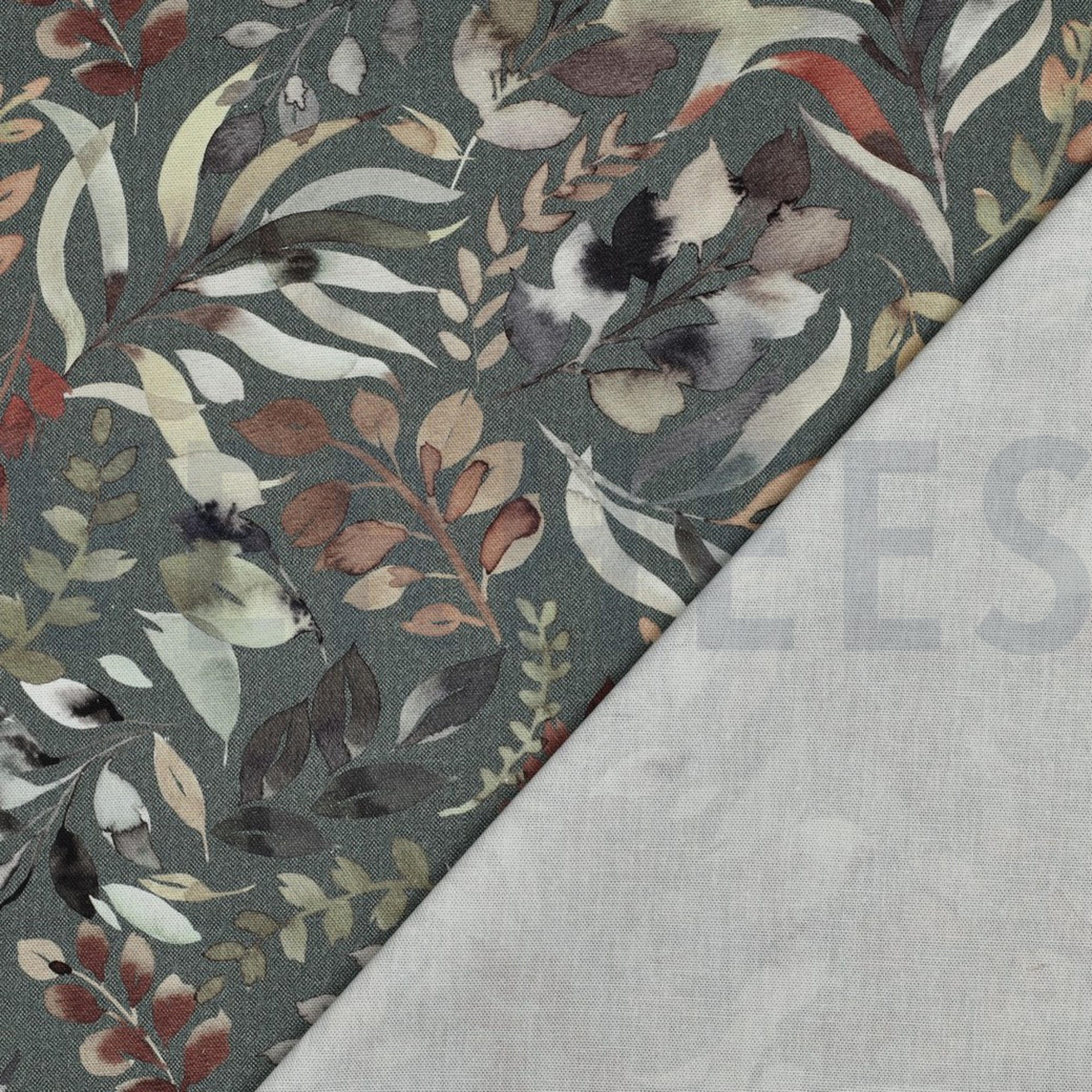 CANVAS DIGITAL LEAVES SAGE (high resolution) #4