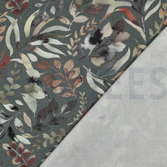 CANVAS DIGITAL LEAVES SAGE #7