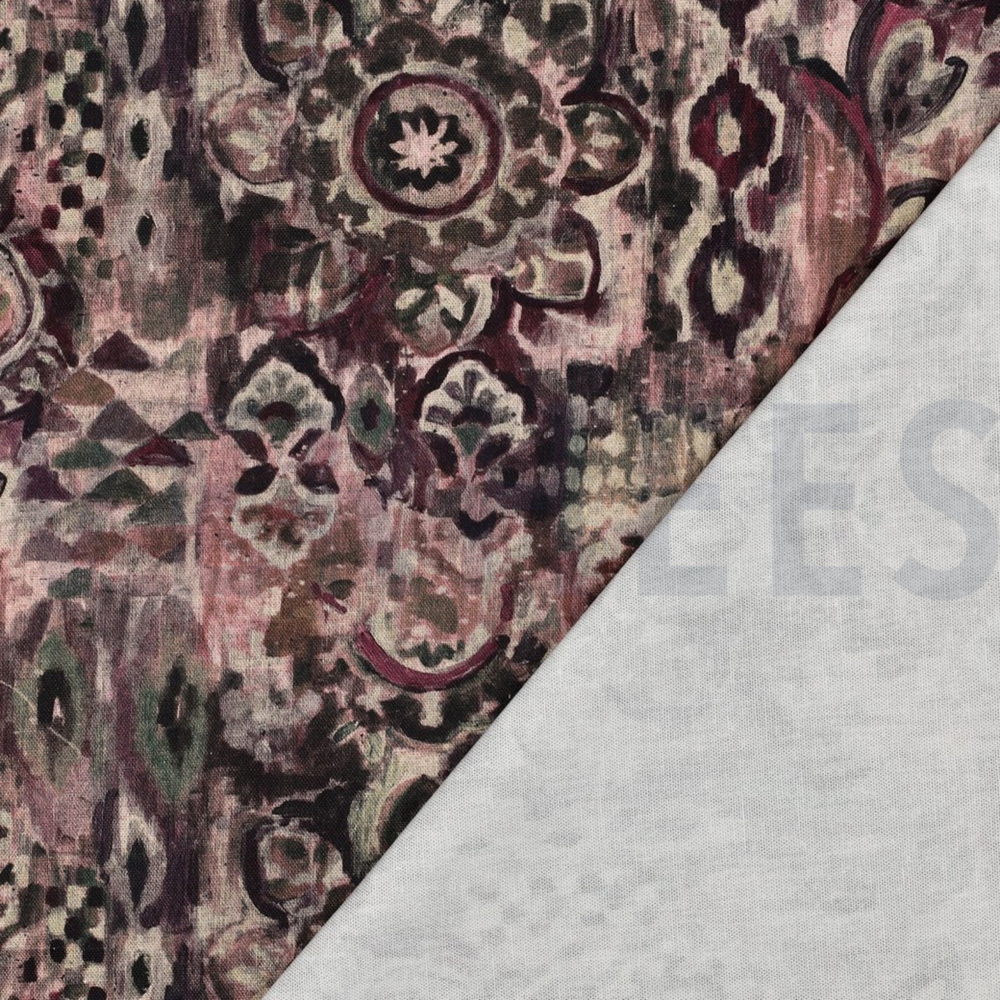 CANVAS DIGITAL ABSTRACT BURGUNDY (high resolution) #4