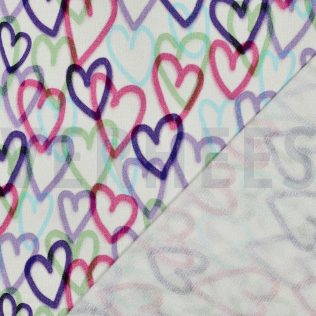 SWEAT DIGITAL HEARTS WHITE #7
