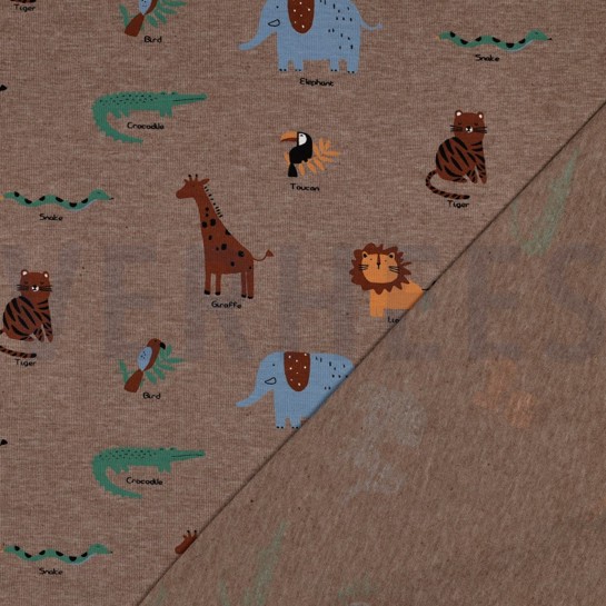 JERSEY MELANGE SAFARITIEREN TAUPE #7