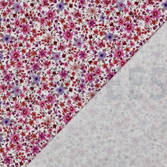 JERSEY DIGITAL BLUMEN FUCHSIA #7