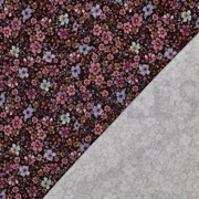 JERSEY DIGITAL BLUMEN BORDEAUXROT (thumbnail) #4