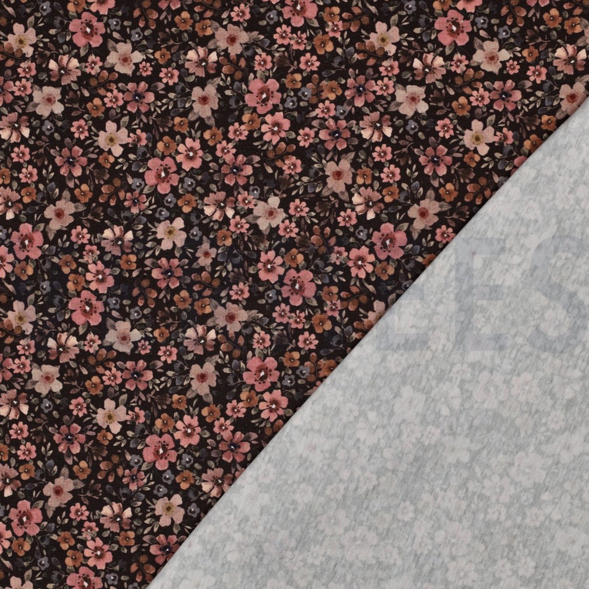 JERSEY DIGITAL BLUMEN BRAUN (high resolution) #4