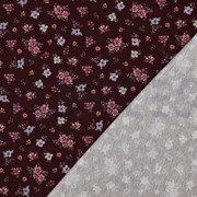 JERSEY DIGITAL BLUMEN BORDEAUXROT (thumbnail) #4