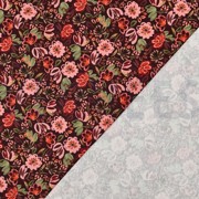 JERSEY DIGITAL FLOWERS BURGUNDY (thumbnail) #4