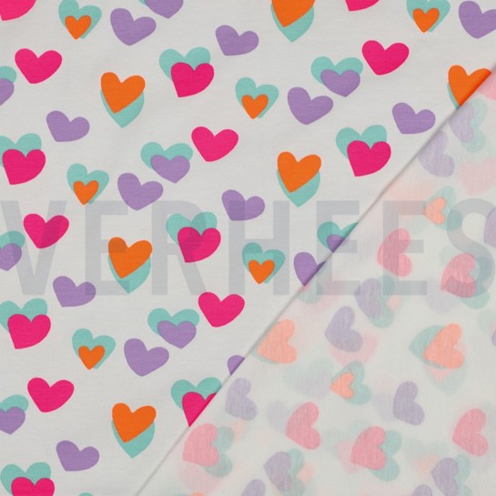 JERSEY NEON HERZEN WEISS #7