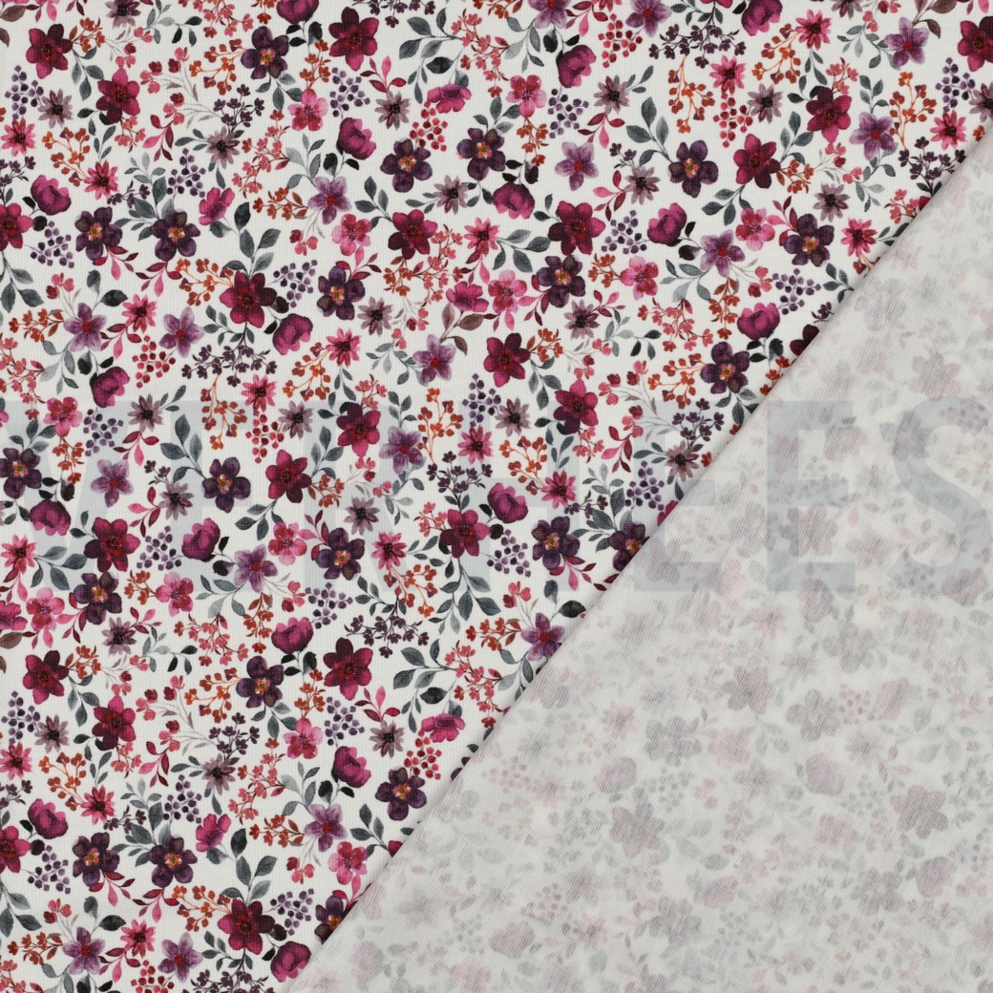 JERSEY GOTS DIGITAL BLUMEN FUCHSIA (high resolution) #4