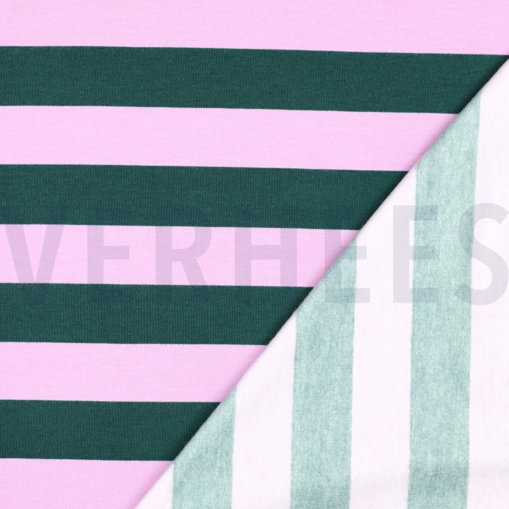 SOFT SWEAT RAYURES VERT FONCÉ #7