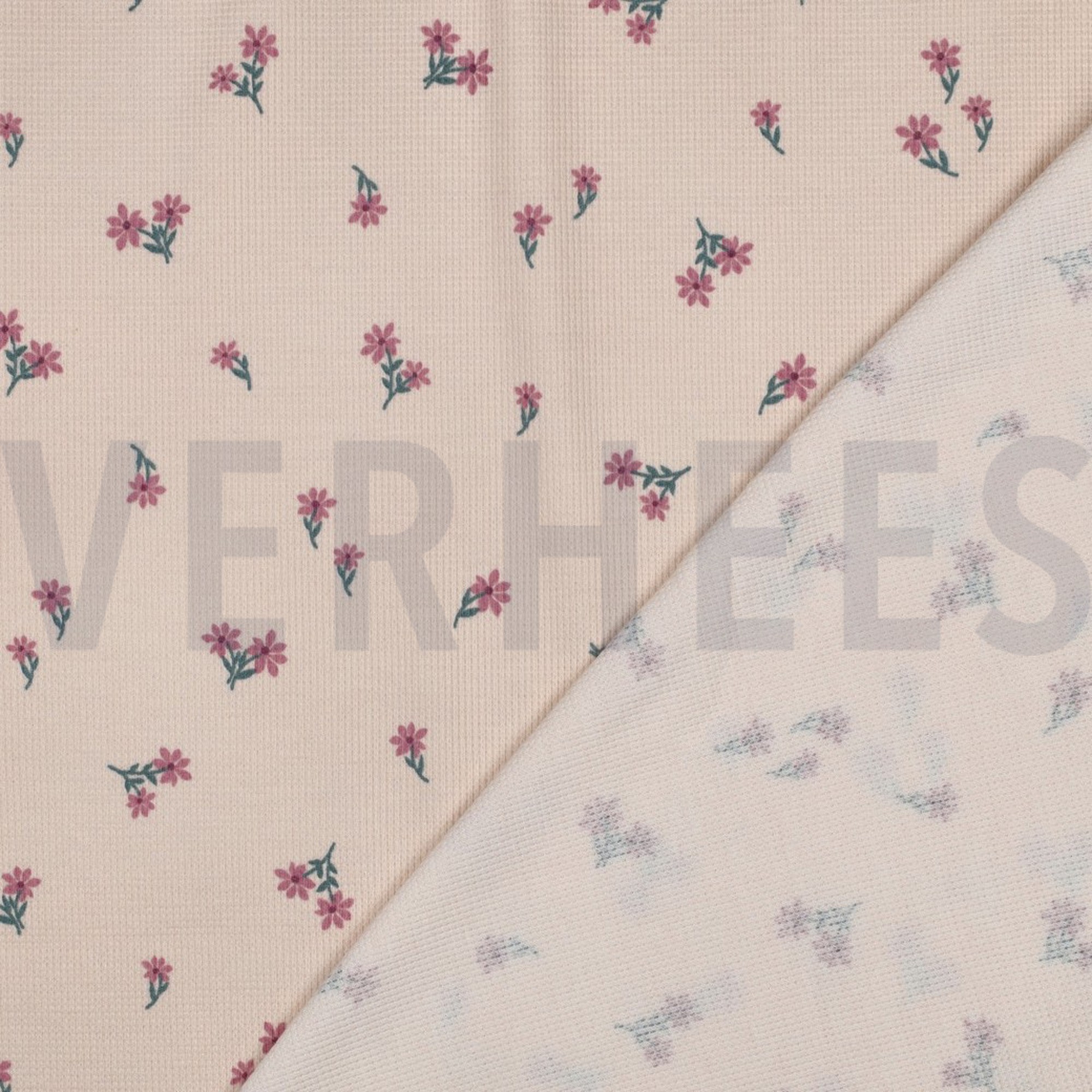 WAFFELJERSEY BLUMEN HELLROSA (high resolution) #4