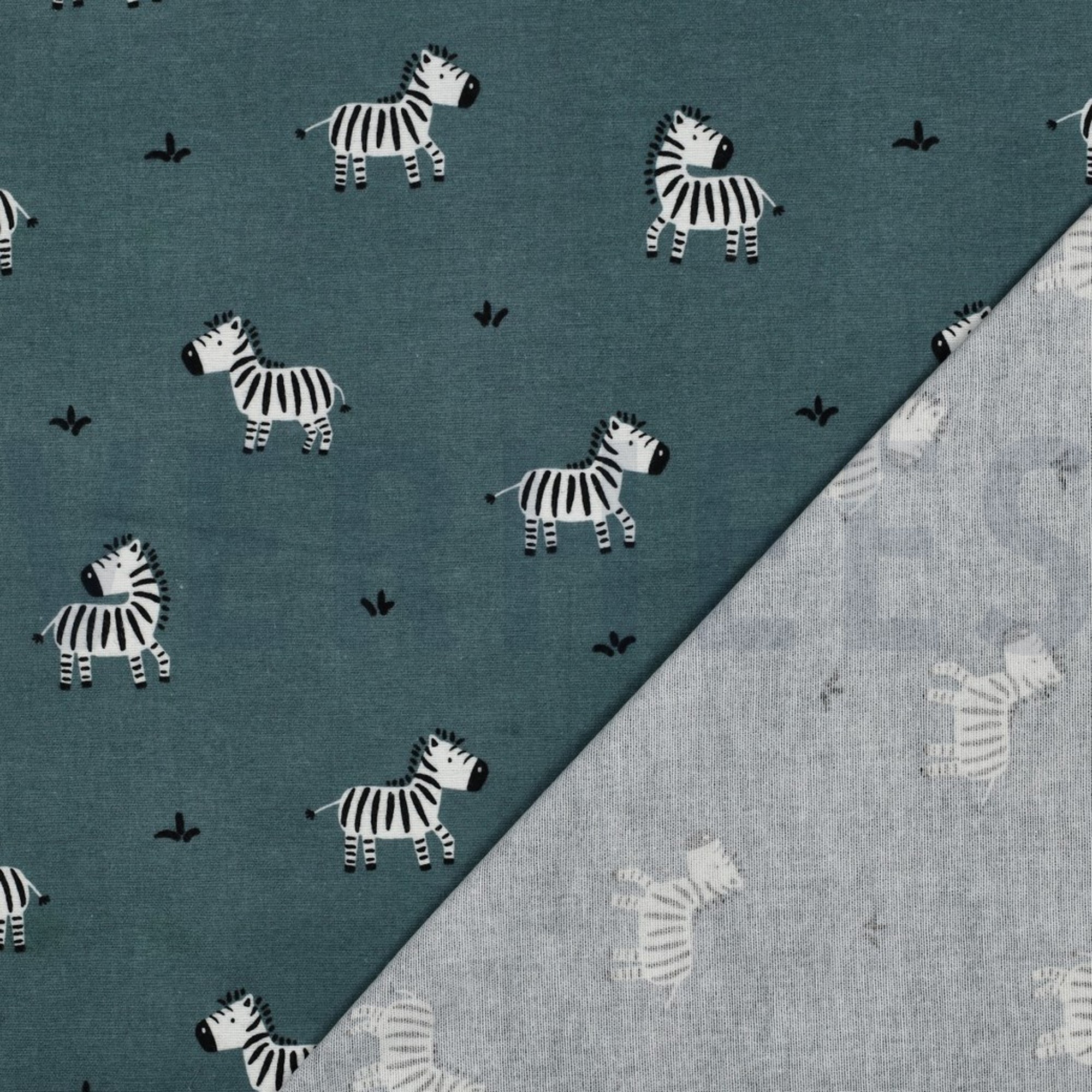 FLANELL ZEBRAS BLAU (high resolution) #4