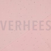 DOUBLE GAUZE FOLIE STREPEN LICHTROZE/GOUD (thumbnail) #4