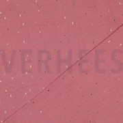 MUSSELIN FOLIE STREIFEN MAUVE / GOLD (thumbnail) #4