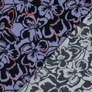 LENZING™ ECOVERO™ BLUMEN MARINEBLAU (thumbnail) #4