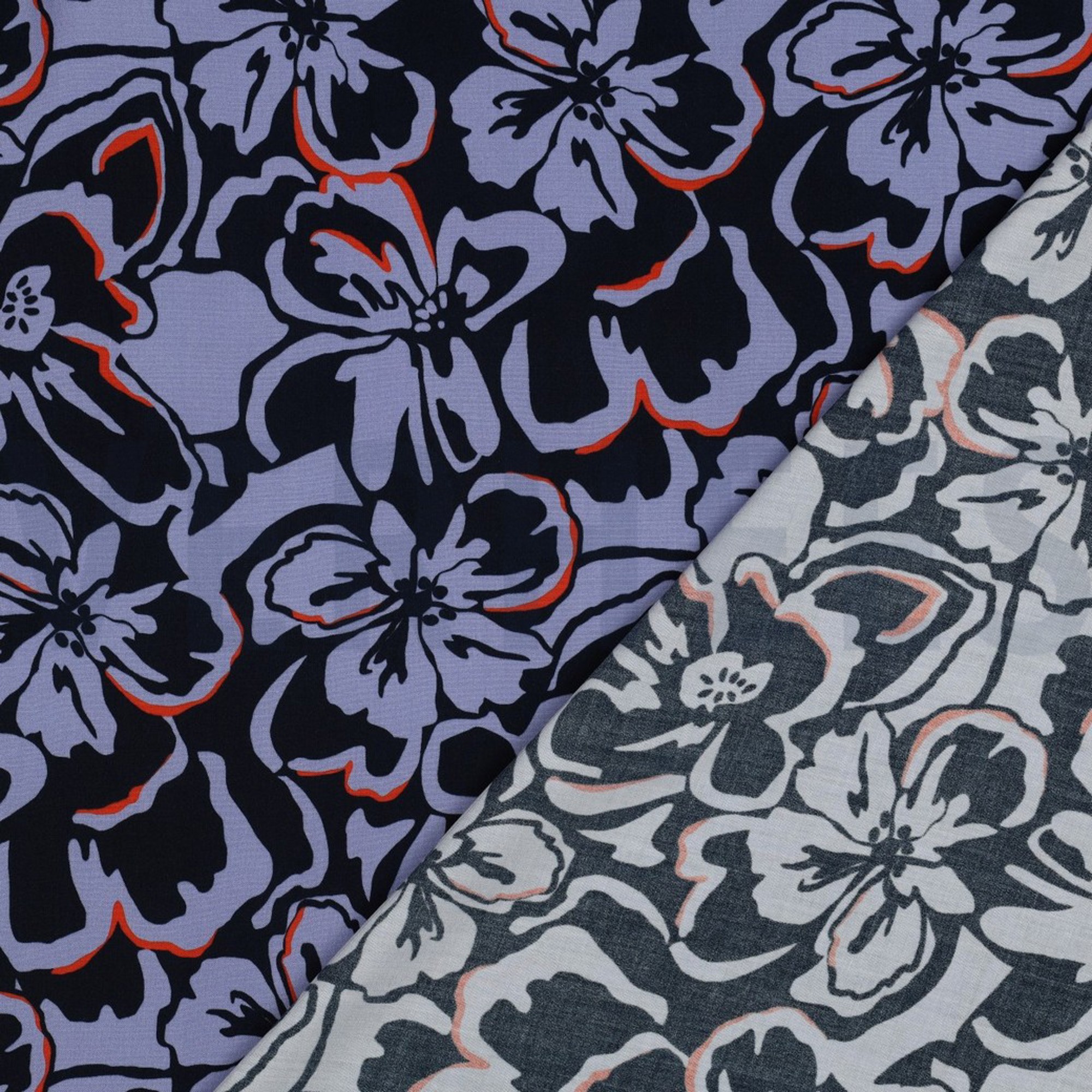 LENZING™ ECOVERO™ BLUMEN MARINEBLAU (high resolution) #4