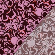 LENZING™ ECOVERO™ BLUMEN BORDEAUXROT (thumbnail) #4